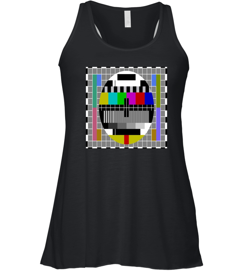 Sheldon TV Test Pattern Purple T-Shirt Women's Flowy Tank Top