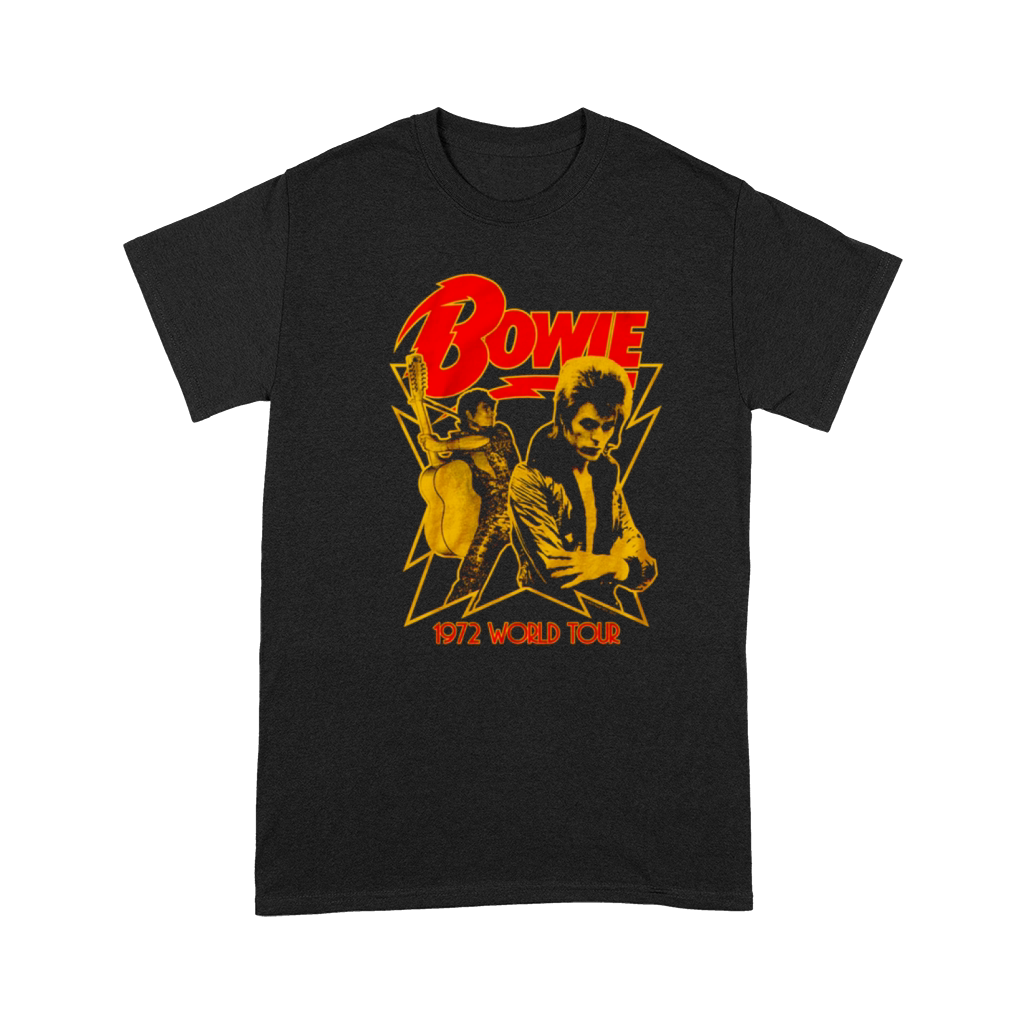 1972 World Tour David Bowie Premium T-shirt