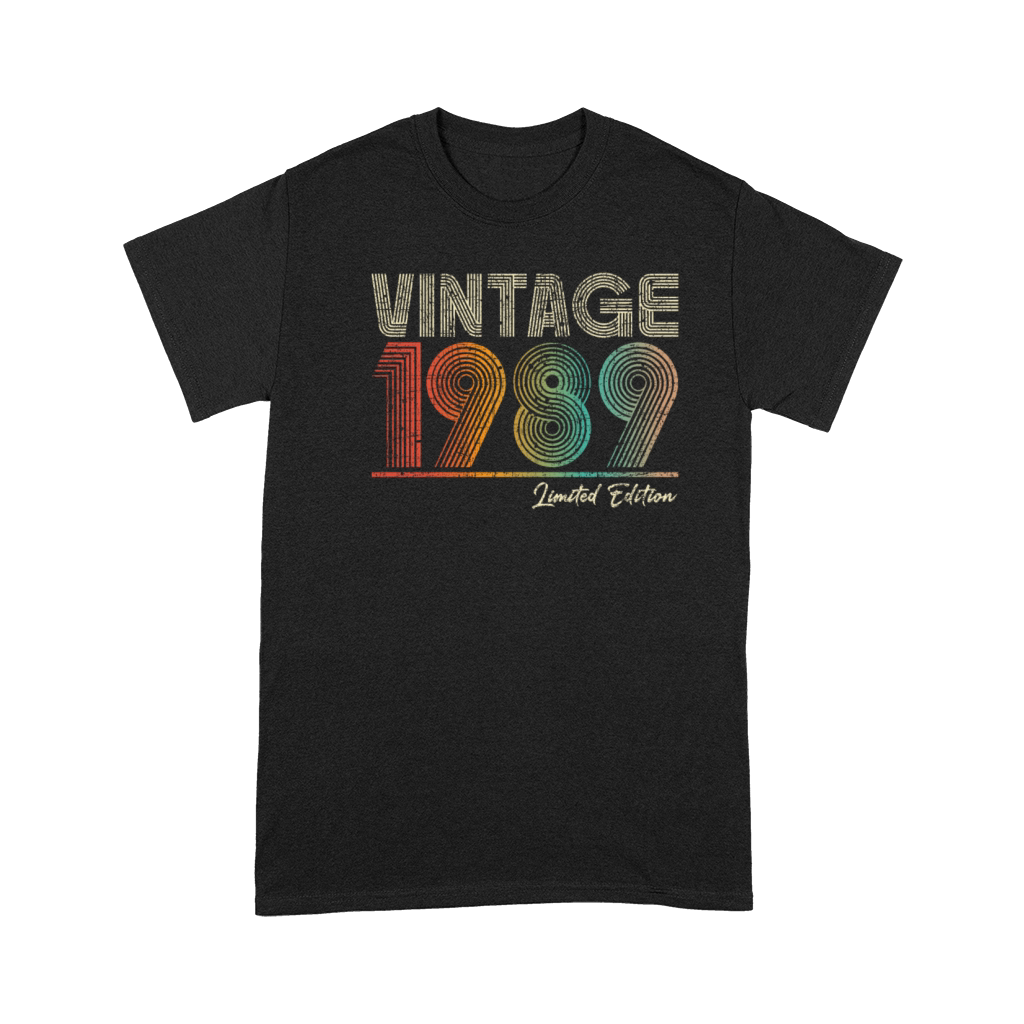 34 Years Old Vintage 1989 34th Birthday Gifts Premium T-shirt
