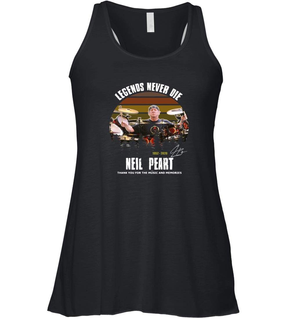 Legends Never Die Neil Peart Women's Flowy Tank Top