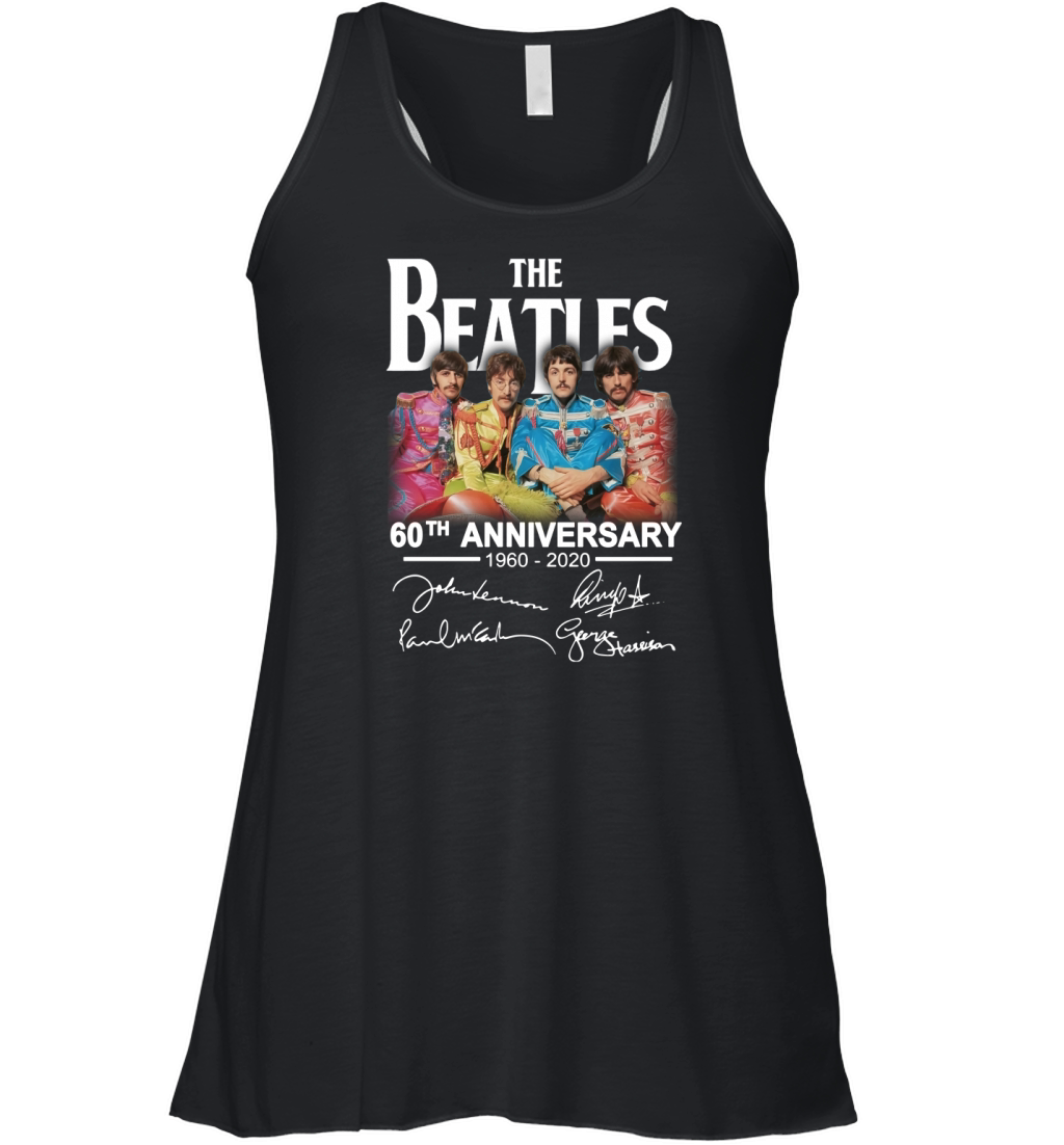 The Beatles 60th Anniversary 1960 2020 Women's Flowy Tank Top