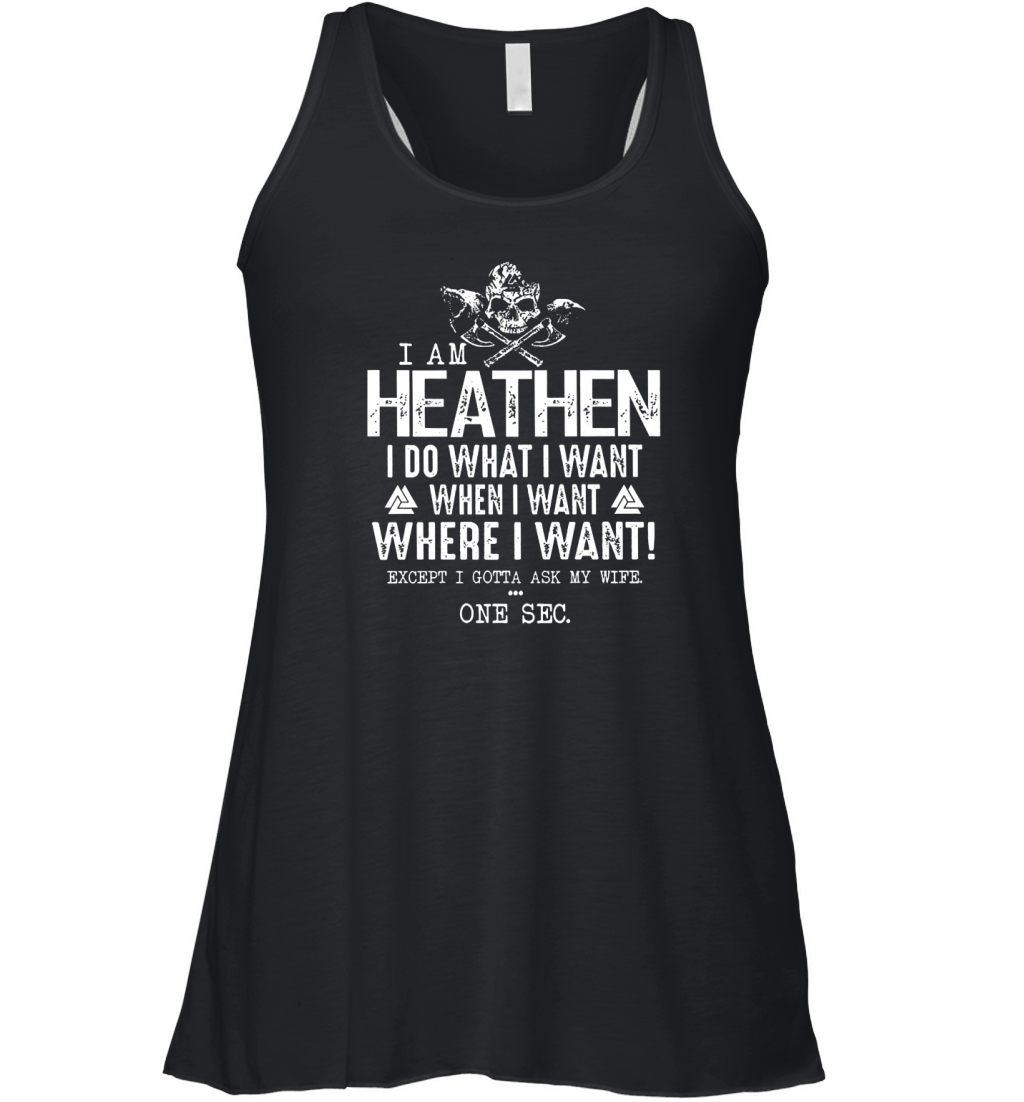 Viking I Am Heathen Women's Flowy Tank Top