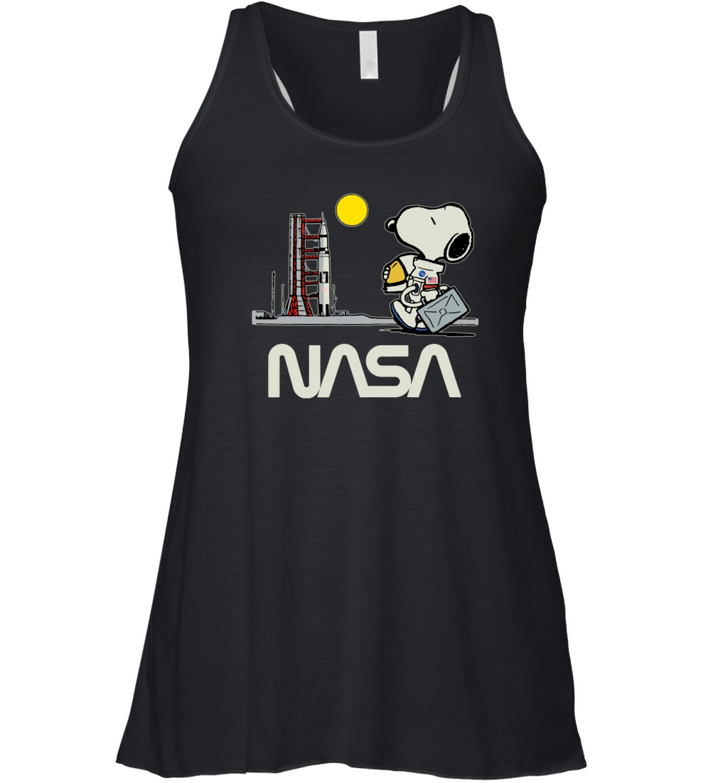 Nasa snoopy Women's Flowy Tank Top