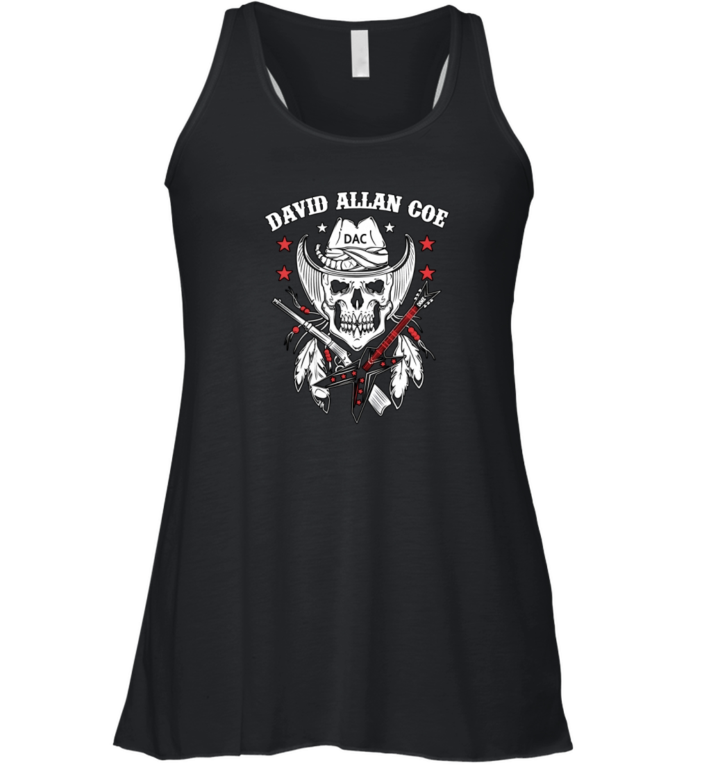SherryELynch David Allan Coe Mans Personalized Women's Flowy Tank Top