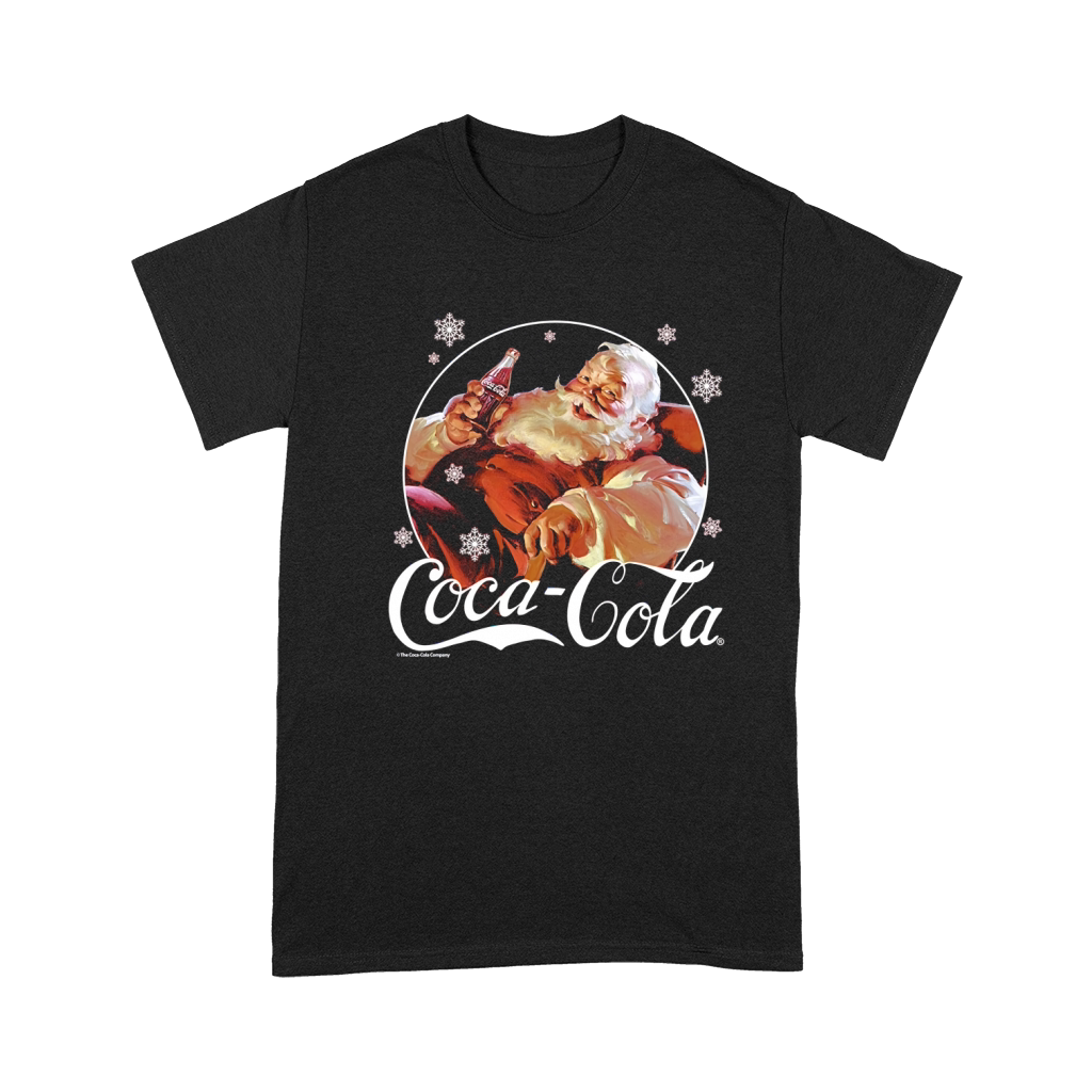 Original Coca-Cola Vintage Relaxing Santa Christmas Graphic sweater Premium T-shirt