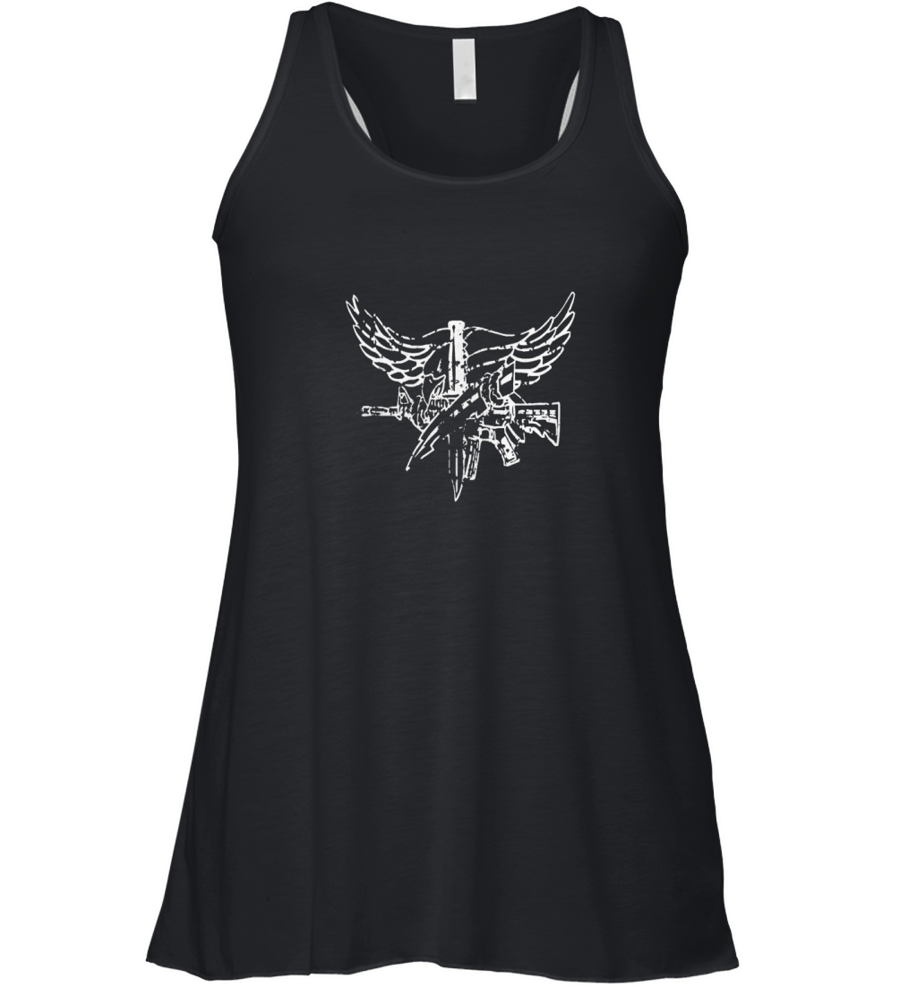 swat eagle light dirty Women's Flowy Tank Top