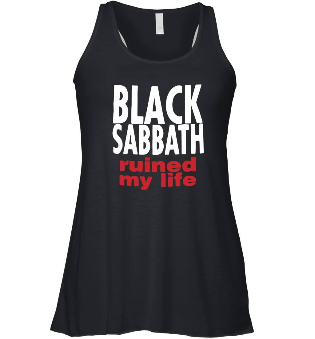 Vintage 1990s Black Sabbath Ruined My Life Women's Flowy Tank Top