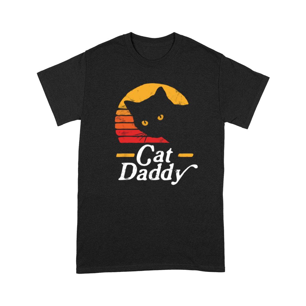 Cat Daddy Retro Vintage Sunset Cat shirt Premium T-shirt