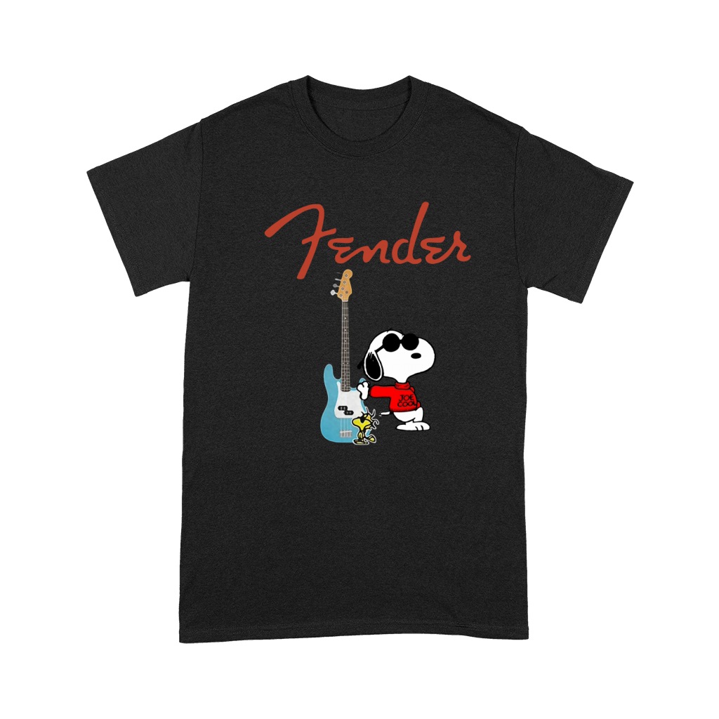 Snoopy Guitar Player Fender Premium T-shirt