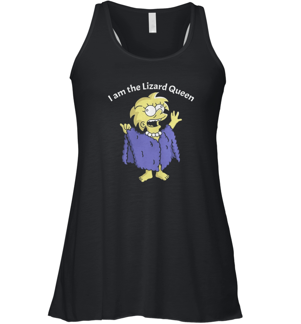 I am the lizard Queen shirt Women's Flowy Tank Top