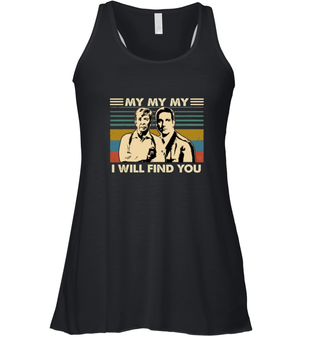 Lt Joe Kenda My my my i will find you vintage shirt Women's Flowy Tank Top