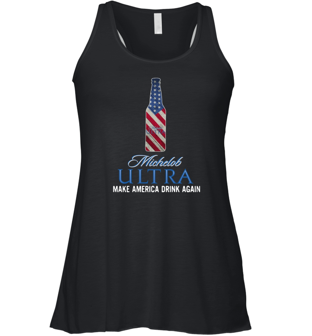 Michelob Ultra Make America drink again Women's Flowy Tank Top