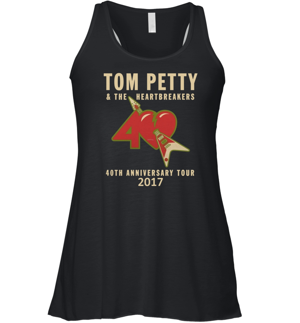 40th Anniversary Tour 2017 Tom Petty Women's Flowy Tank Top