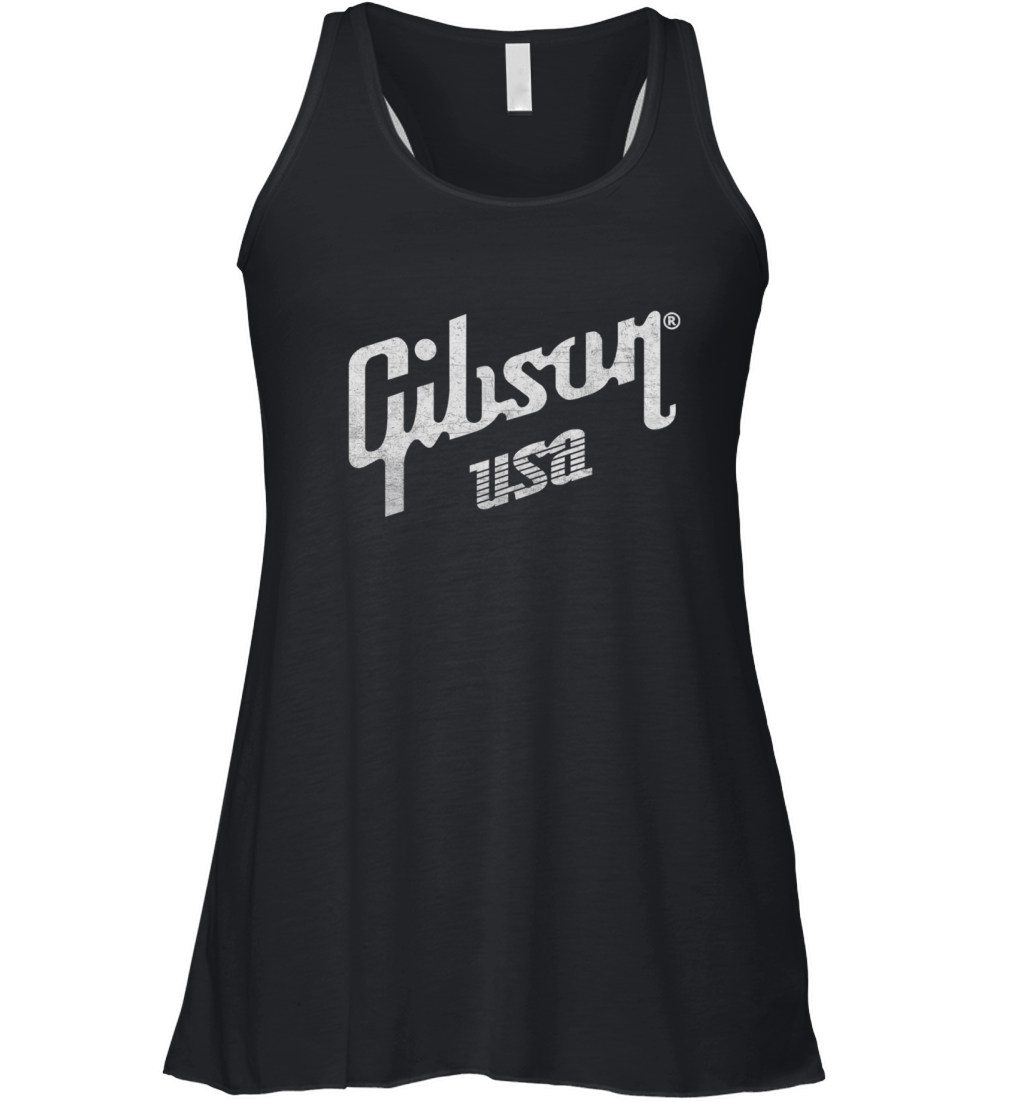 Gibson Usa Guitar Music Women's Flowy Tank Top