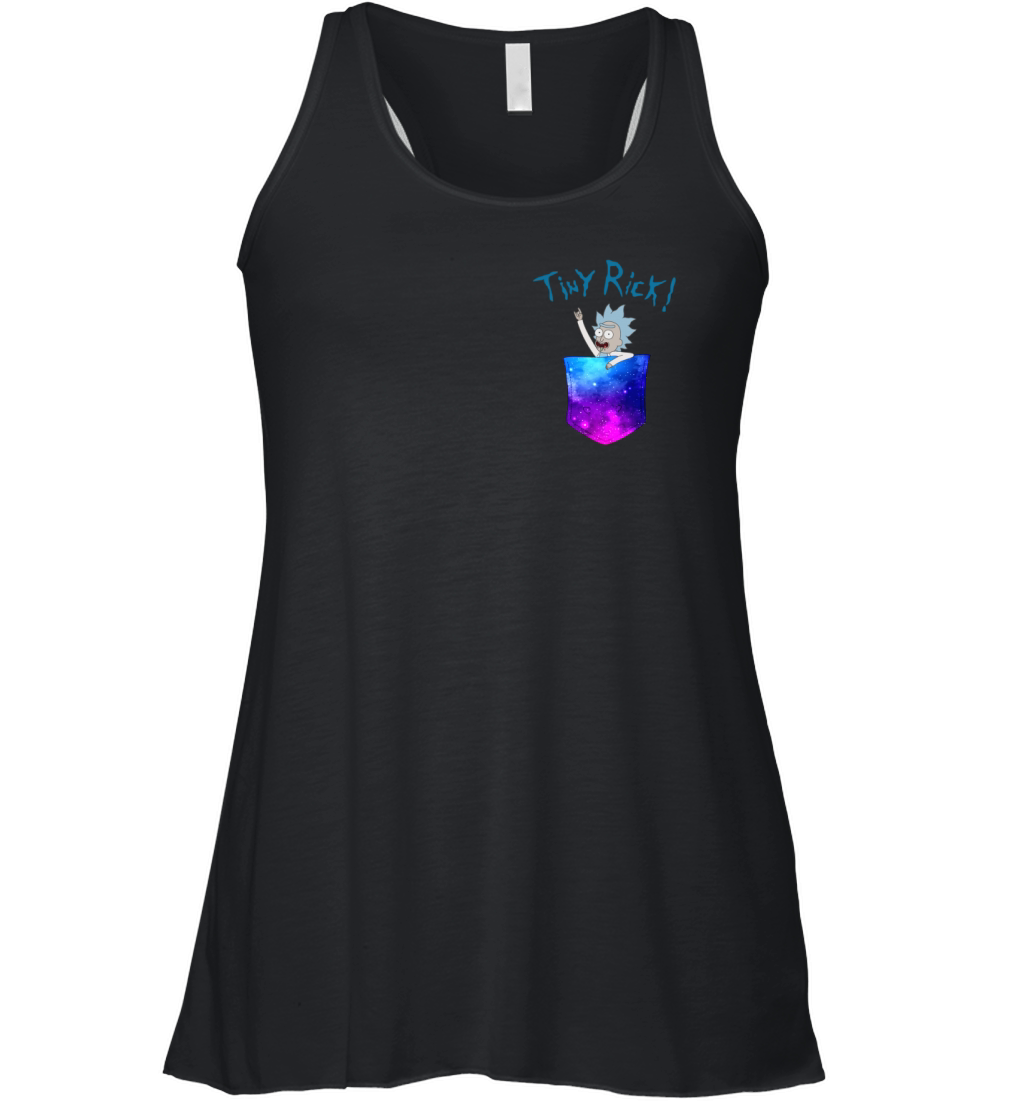 tiny pocket rick Women's Flowy Tank Top