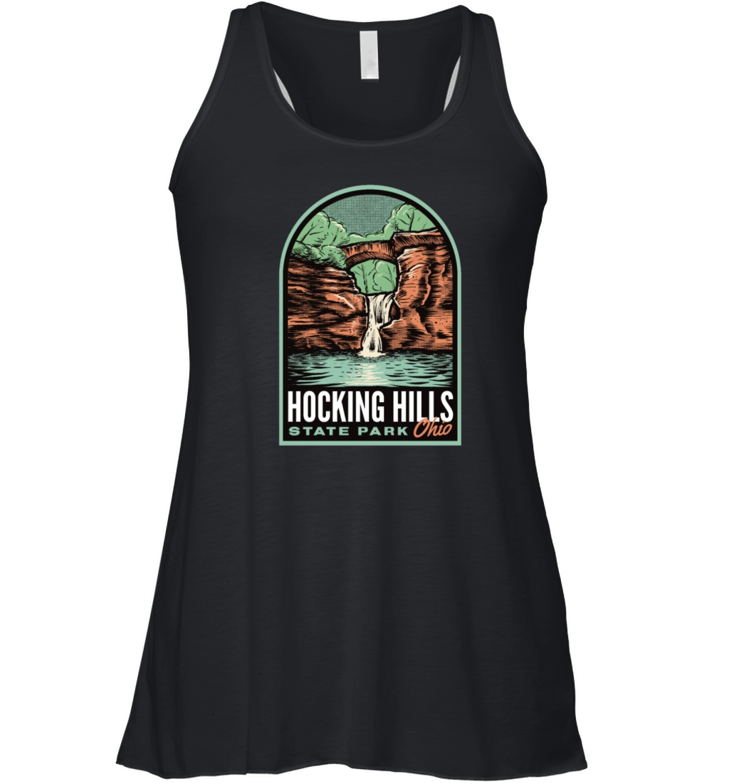 Hocking Hills State Park Ohio Vintage Women's Flowy Tank Top