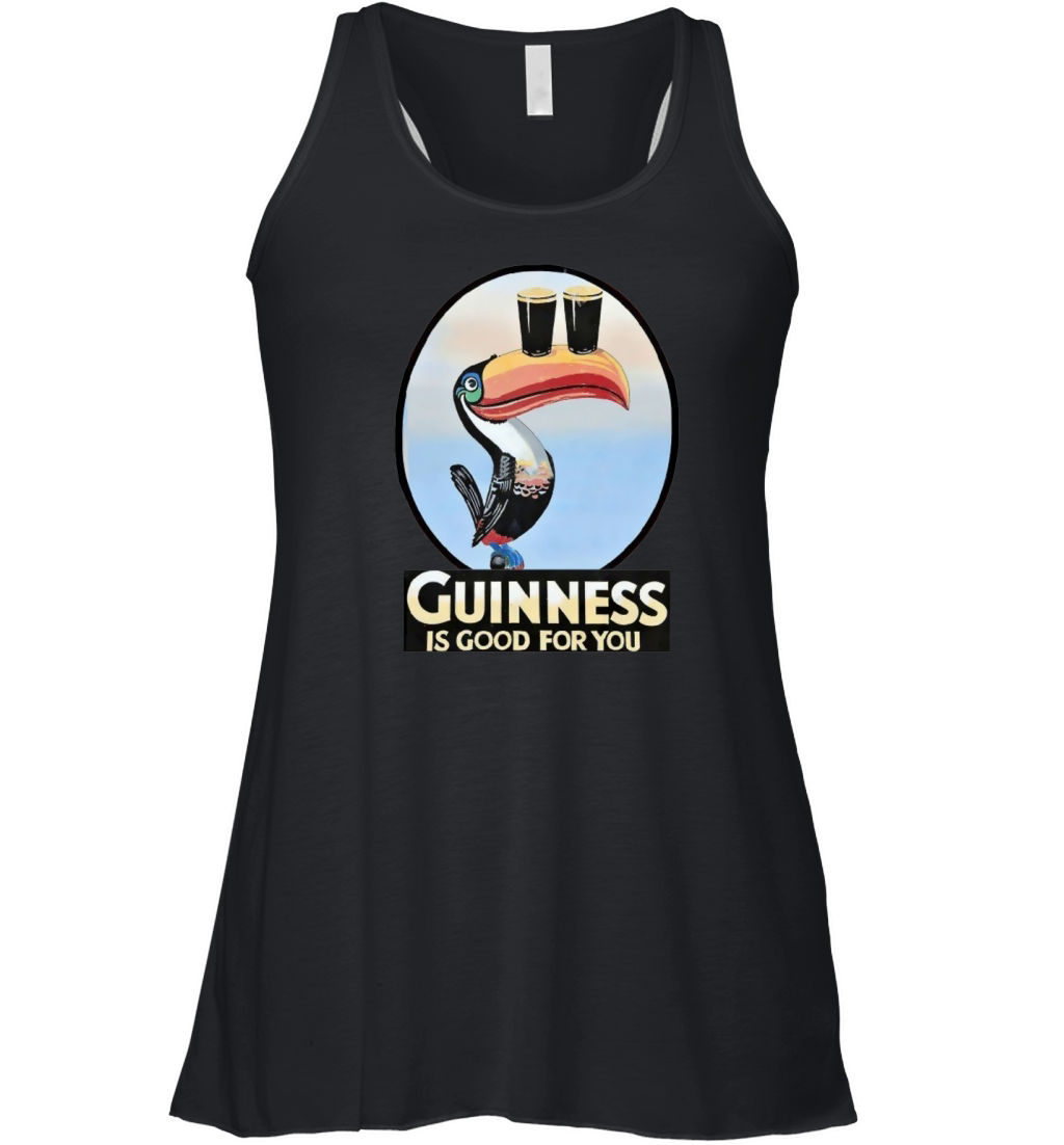 VINTAGE GUINNESS TOUCAN Women's Flowy Tank Top