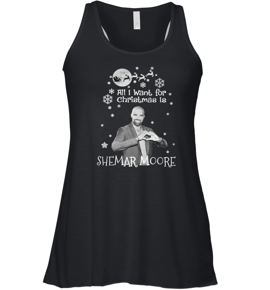 ALL I WANT FOR CHRISTMAS IS SHEMARMOORE Women's Flowy Tank Top