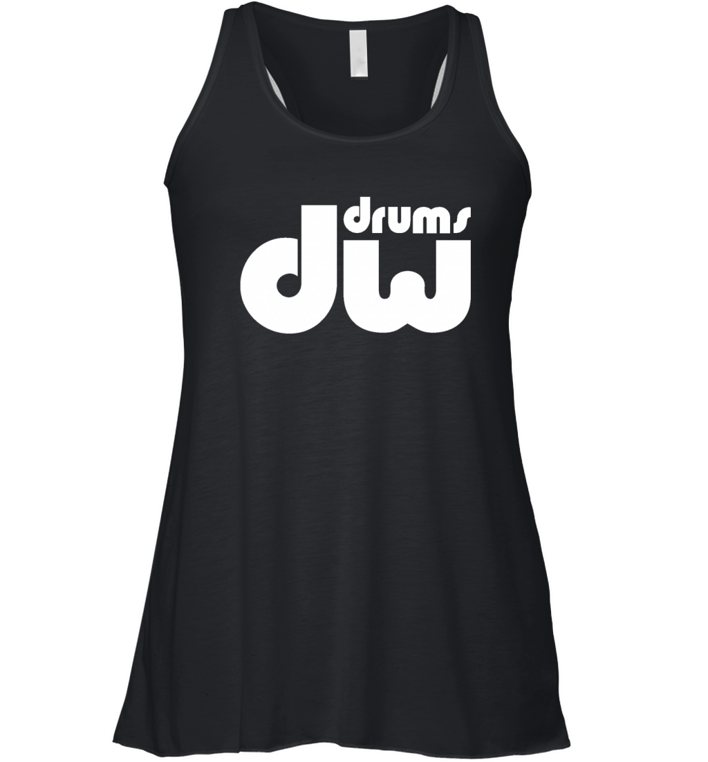 dw drums - Colorblock Hoodie Women's Flowy Tank Top