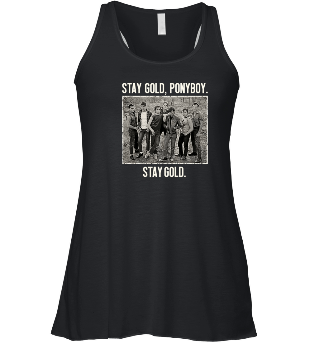 The Outsiders Stay gold ponyboy stay gold Women's Flowy Tank Top