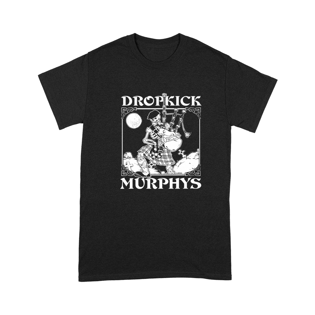 DROPKICK MURPHYS VINTAGE SKELETON PIPER SLIM FIT Premium T-shirt