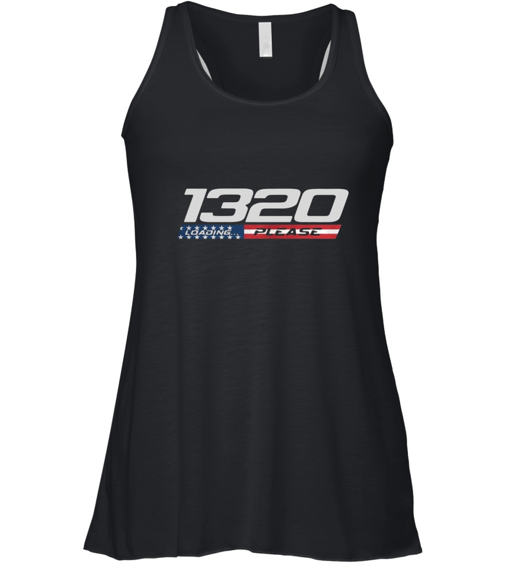 1320 Drag Racing loading please wait Women's Flowy Tank Top