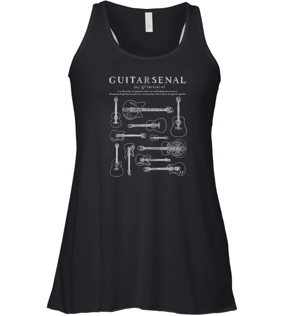 Guitarsenal Shirt by Tony Polecastro Women's Flowy Tank Top