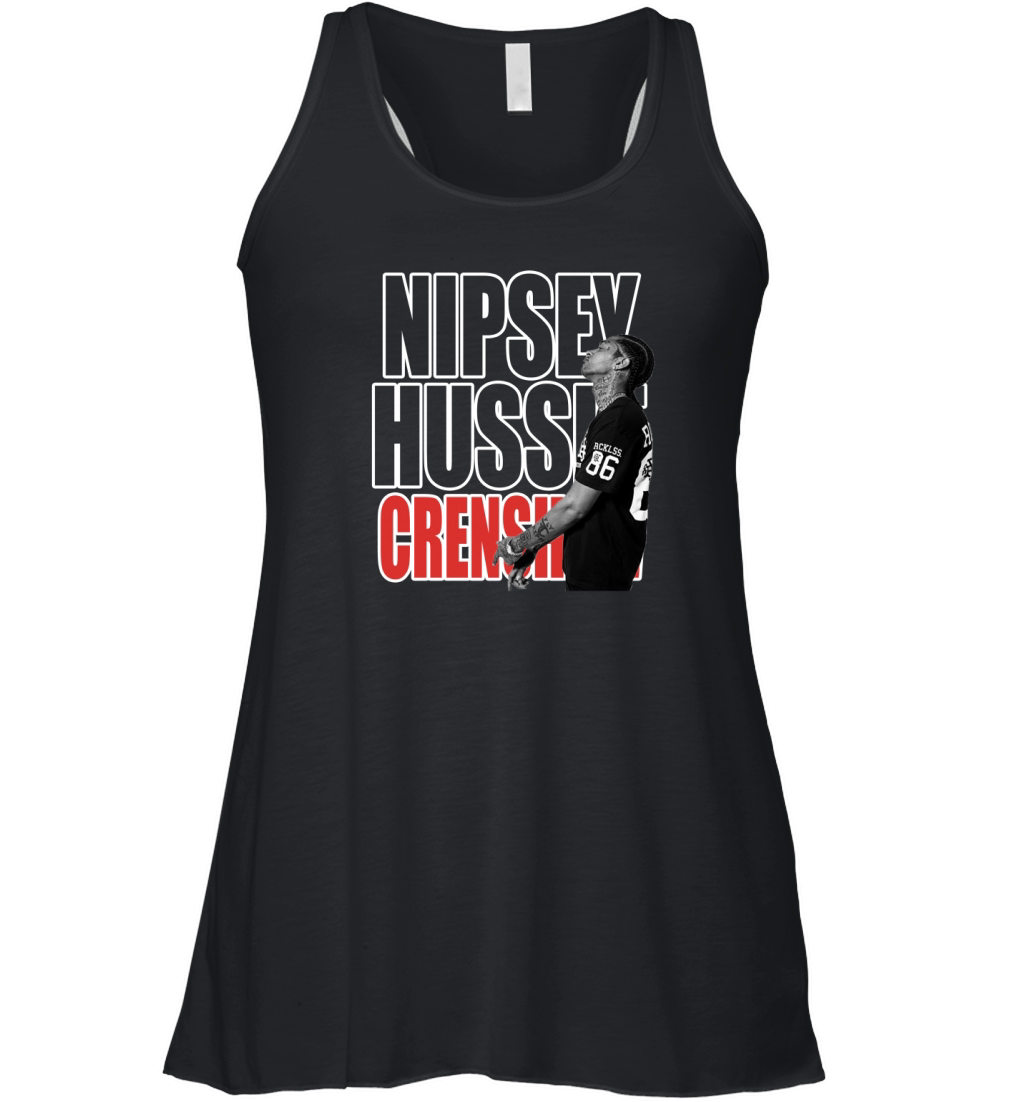 Rip Nipsey Hussle Crenshaw Marathon TMC Women's Flowy Tank Top