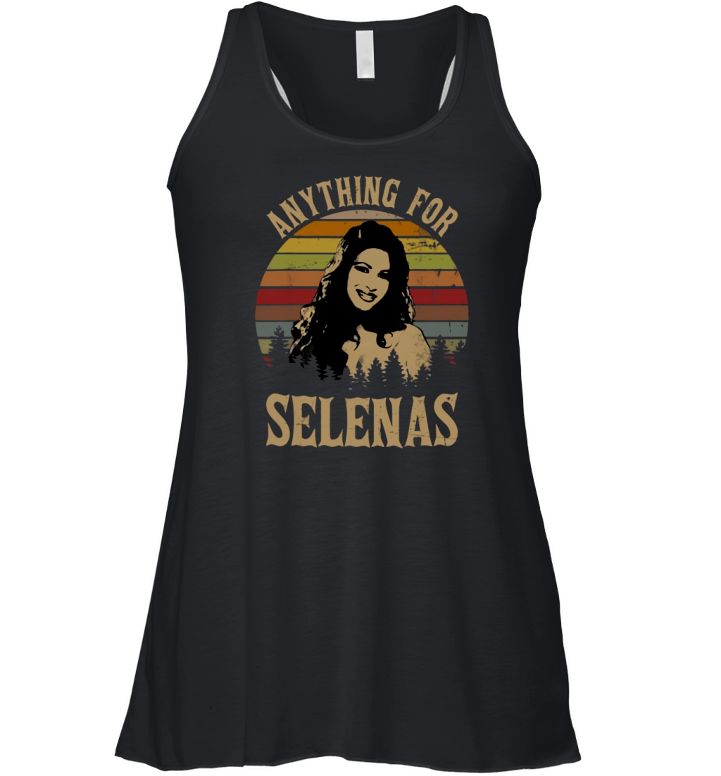Vintage Selena Quintanilla-Pérez Anything For Selenas Women's Flowy Tank Top