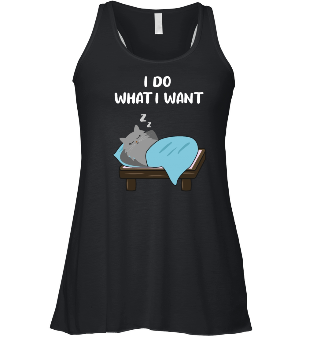 Cat Sassy Kitten Cat Funny Quote Gift Idea Women's Flowy Tank Top