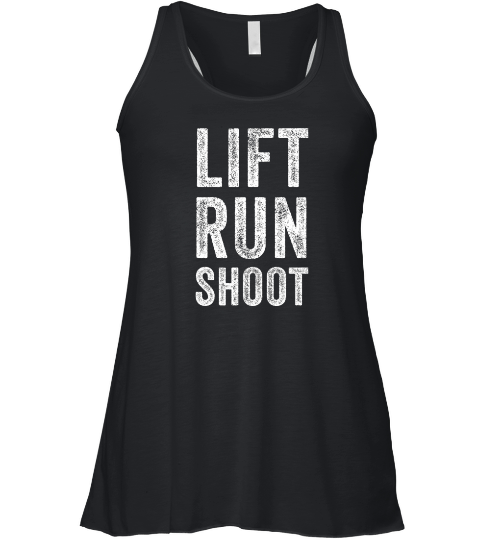 Lift Run Shoot Fitness Women's Flowy Tank Top
