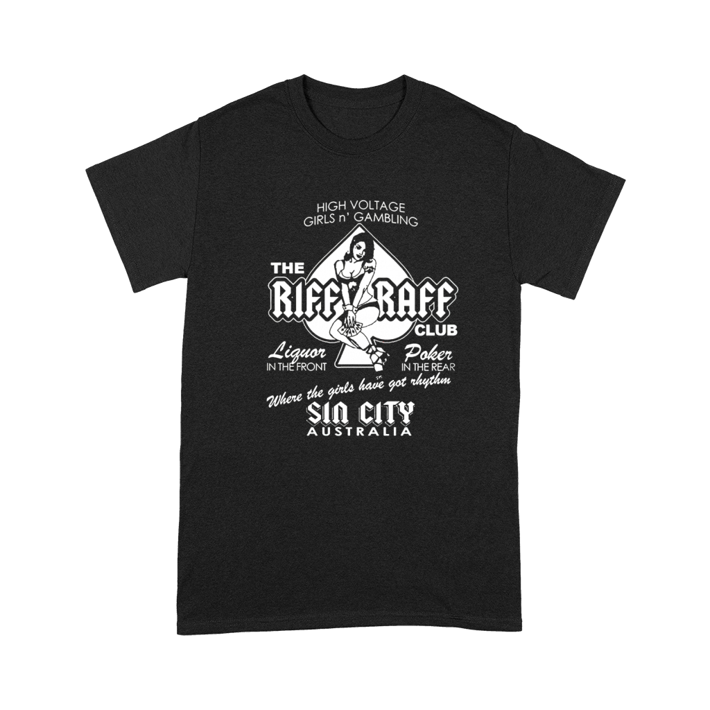 ACDC inspired RIFF RAFF strip club Sin City Premium T-shirt