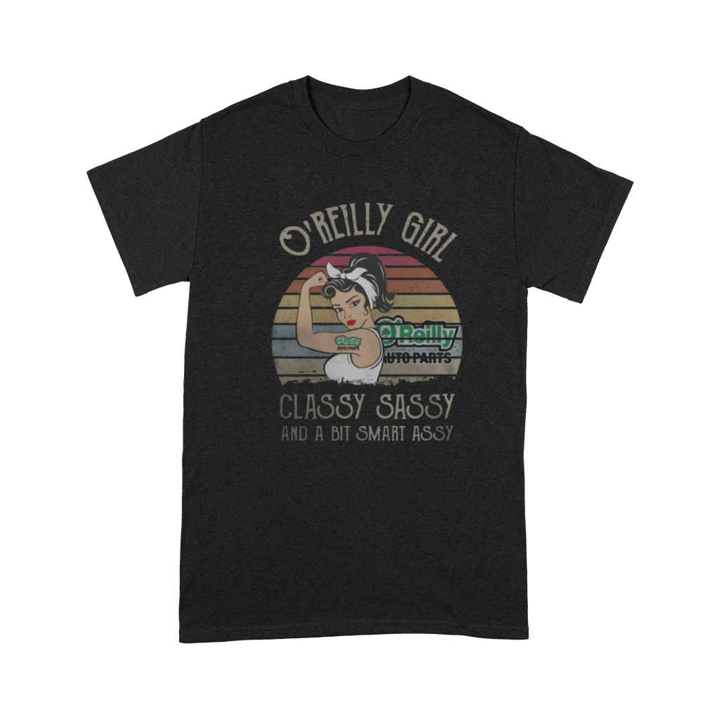 O’Reilly Auto Parts Girl Classy Sassy And A Bit Smart Assy Vintage shirt Premium T-shirt
