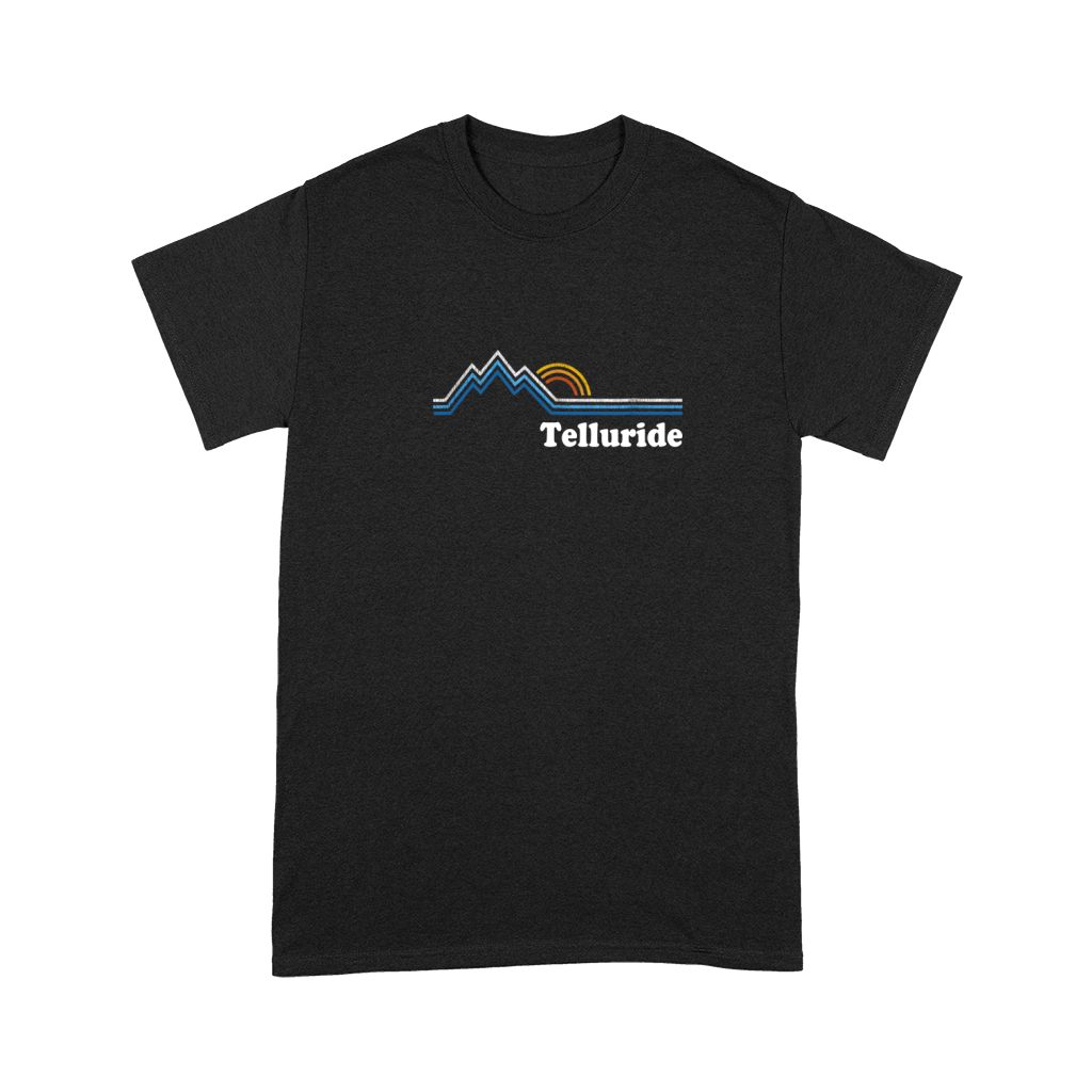 Retro Telluride Colorado T Shirt Vintage Sunrise Mountains T Premium T-shirt