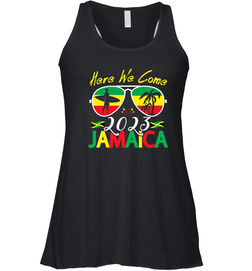 2023 Trip here we come Jamaica Vacation for Matchi Women's Flowy Tank Top