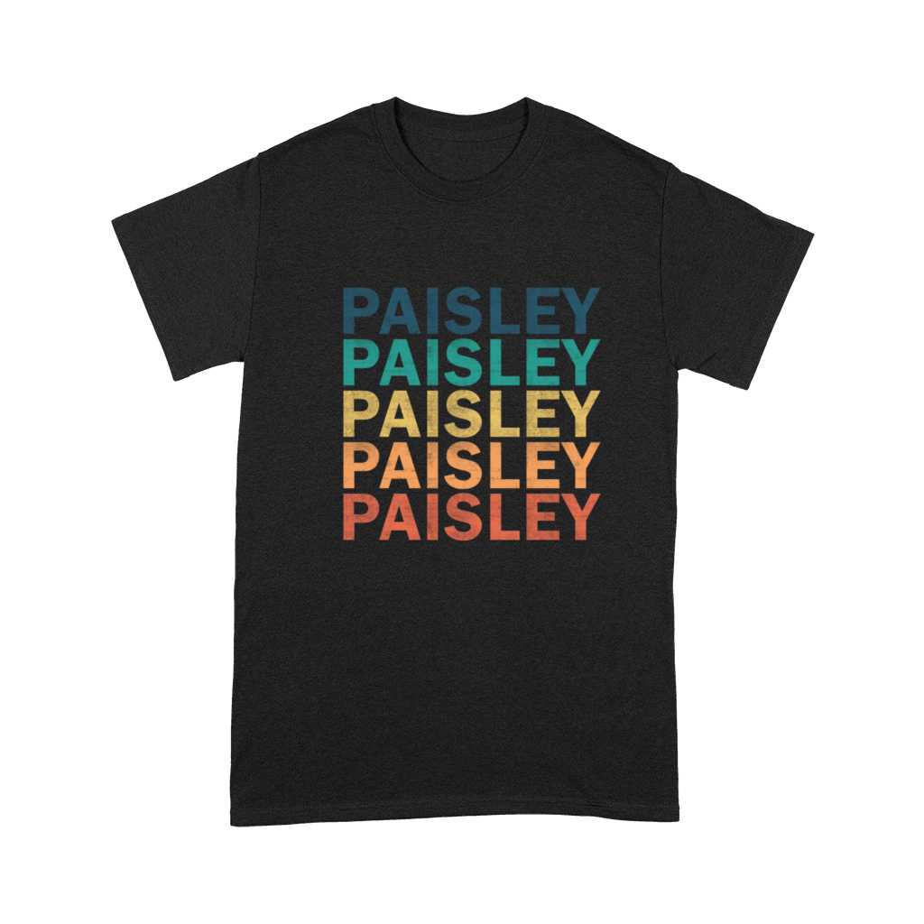Paisley Name T Shirt - Paisley Vintage Retro Name Premium T-shirt