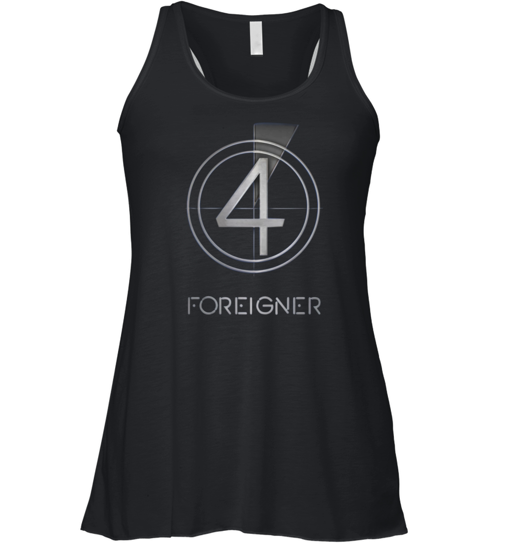Foreigner Band Tshirt Women's Flowy Tank Top