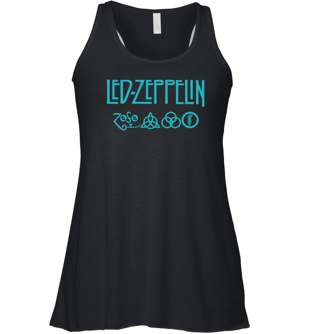 LED ZEPPELIN  CLASSIC ROCK BAND LEGEND Women's Flowy Tank Top