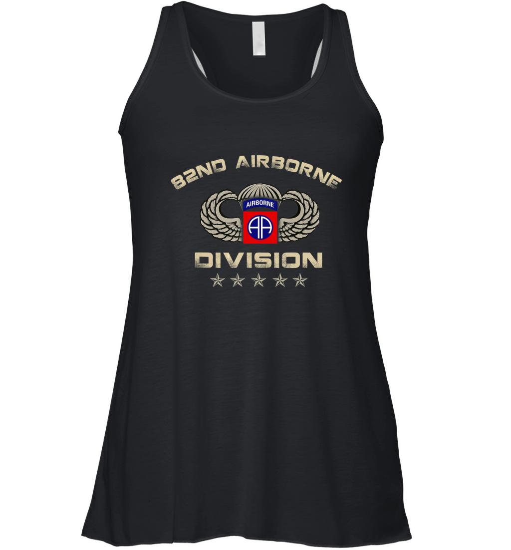 US Army 82nd AIRBORNE Division Veteran Vintage T-Shirt T-Shirt Women's Flowy Tank Top