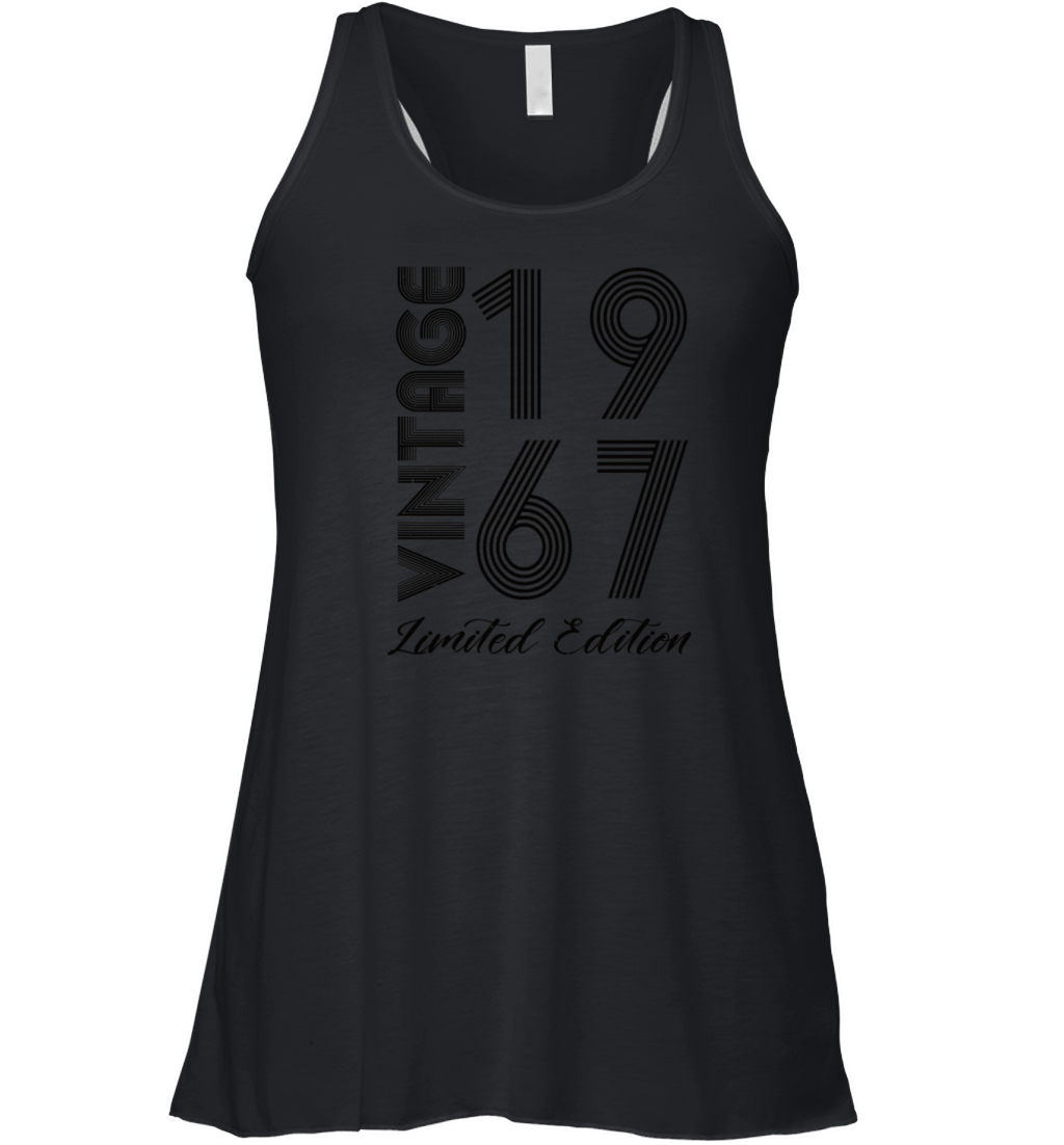 Vintage 1967 Vintage Birthday Retro Vintage Women's Flowy Tank Top
