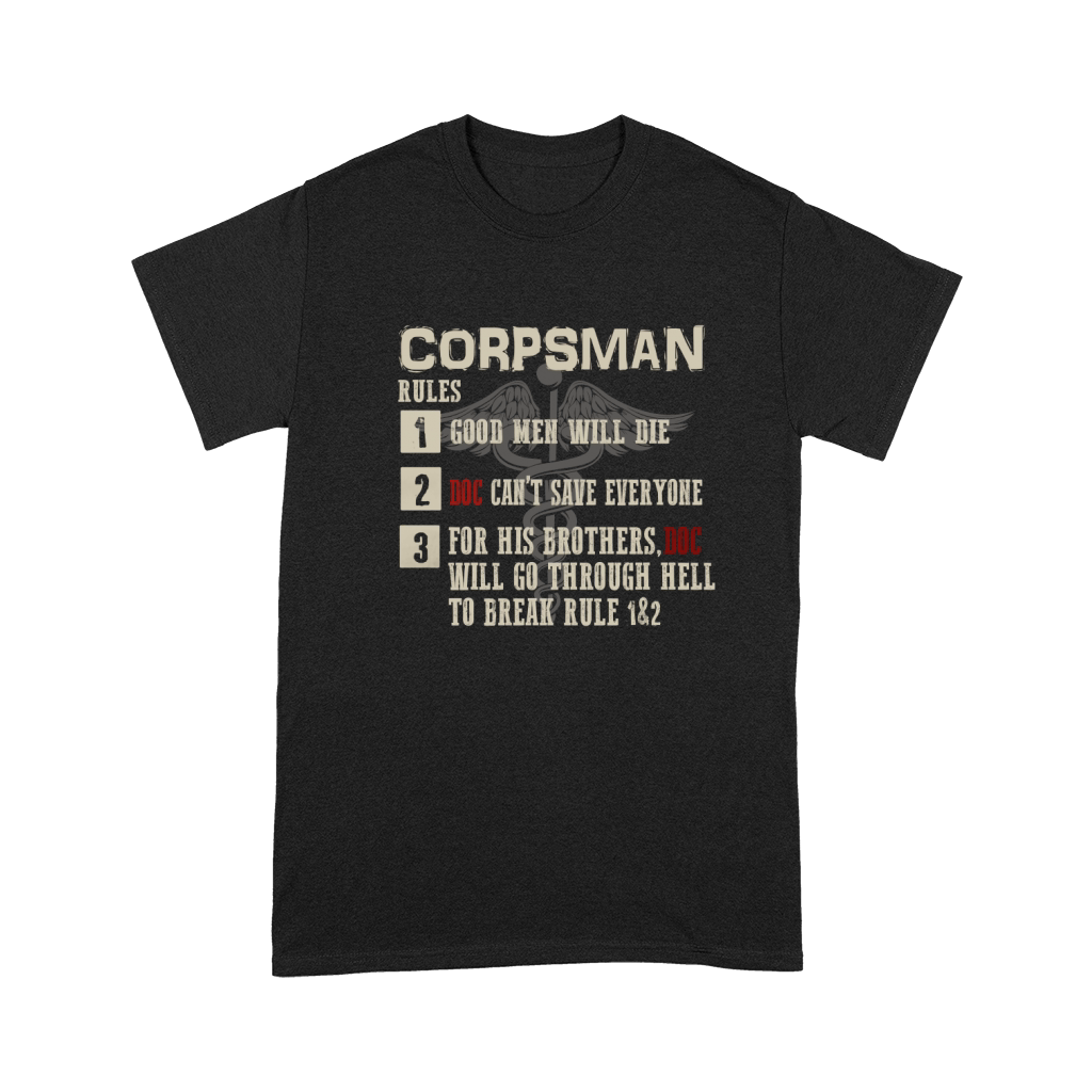Corpsman Rules Devil Doc 8404 Shirt Premium T-shirt