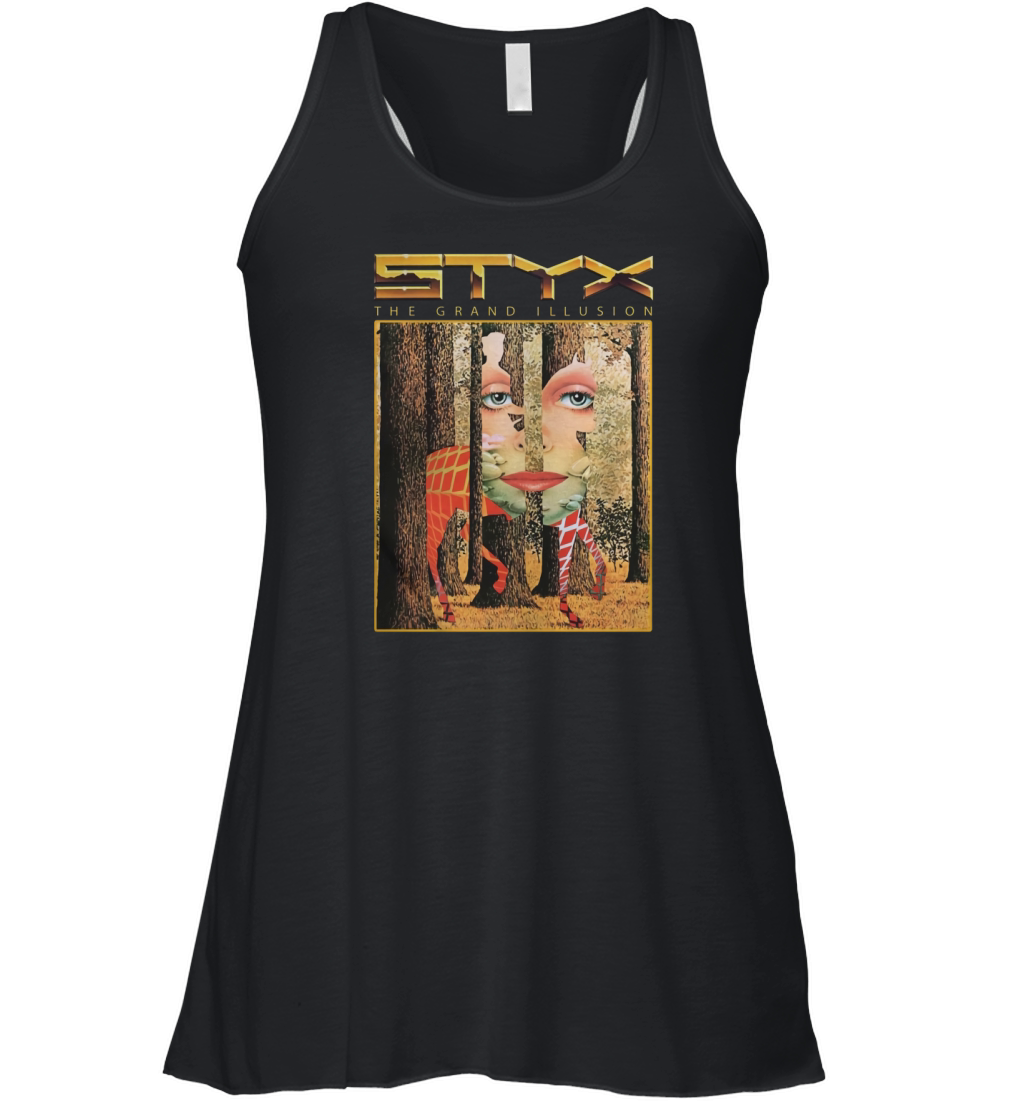 Styx Band  The Grand Illusion Tshirt Women's Flowy Tank Top