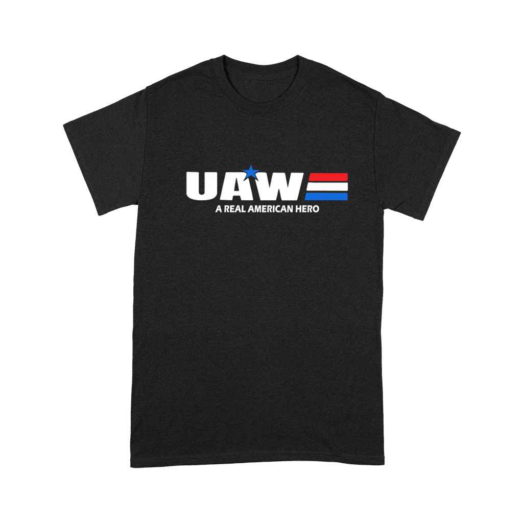 UAW United Automobile Workers a real american hero shirt Premium T-shirt