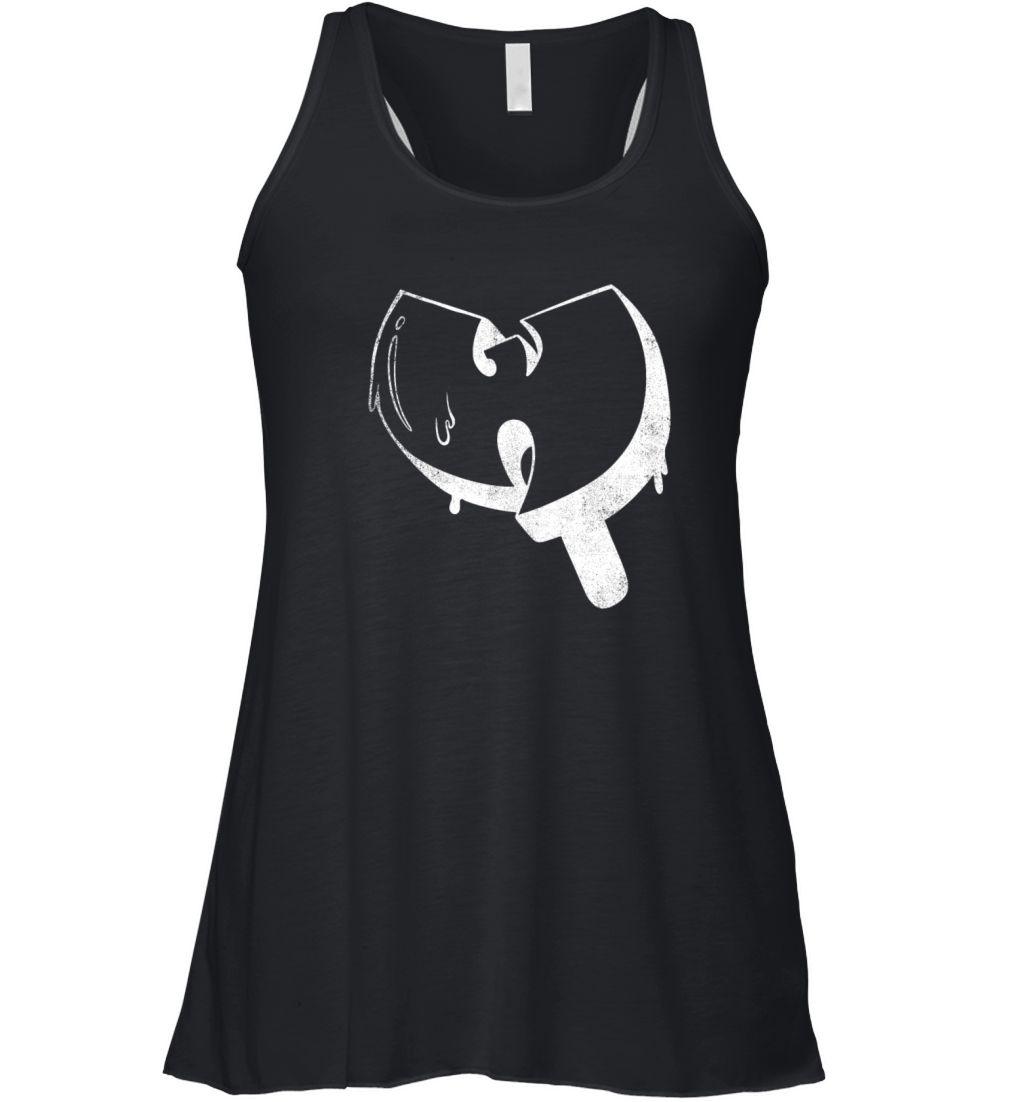ice cream wutang white Women's Flowy Tank Top