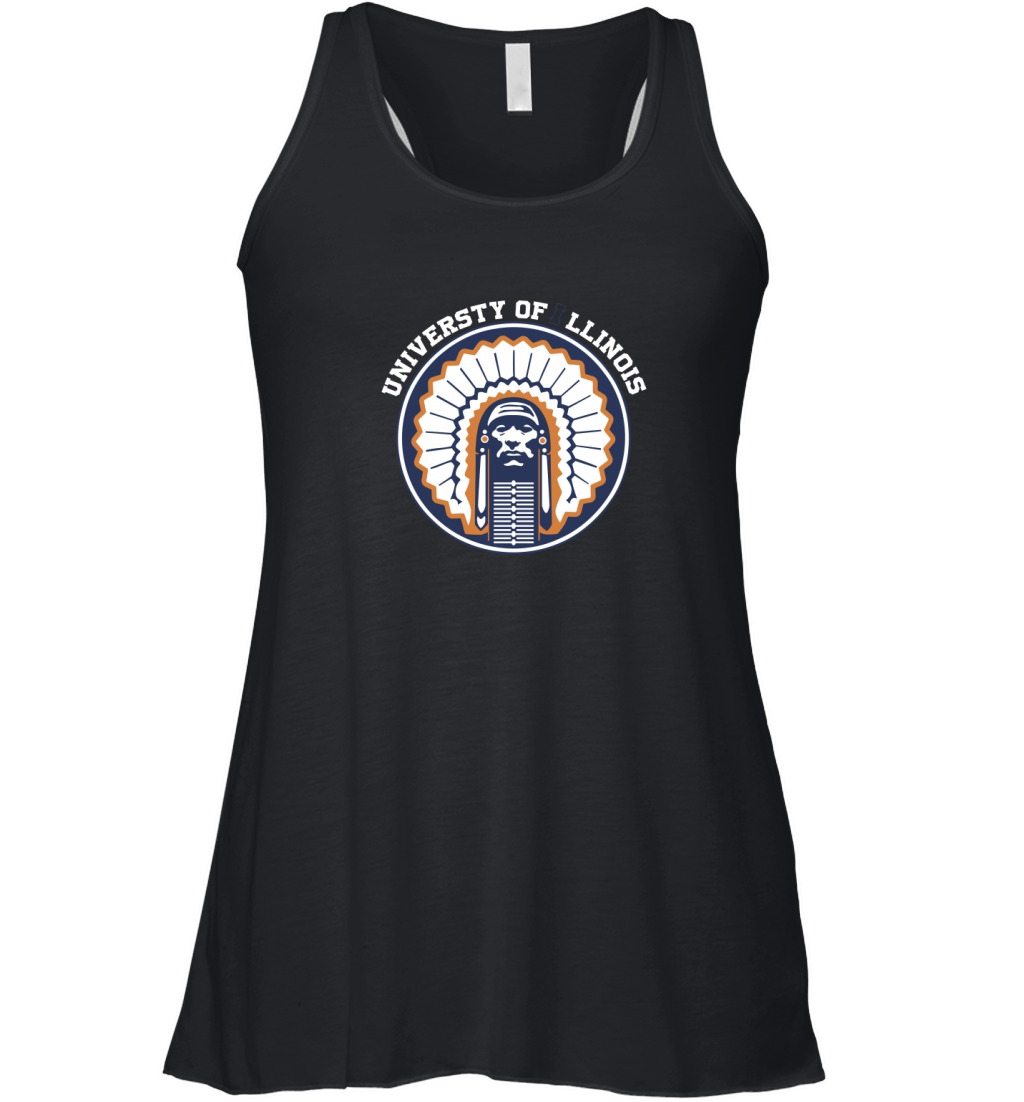 U Of I Illinois Chief Women's Flowy Tank Top