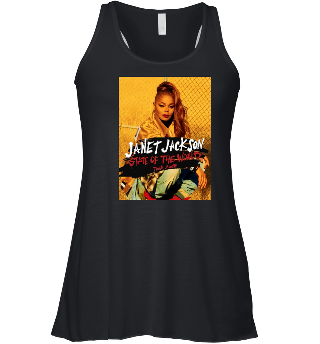 Janet Jackson state of the world Women's Flowy Tank Top