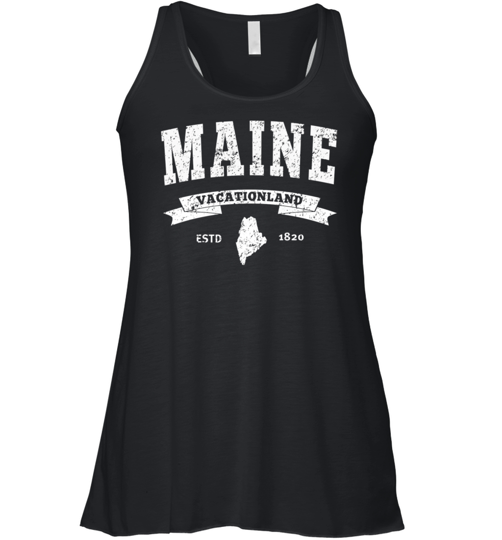 Maine Vintage Maine Retro Me Women's Flowy Tank Top