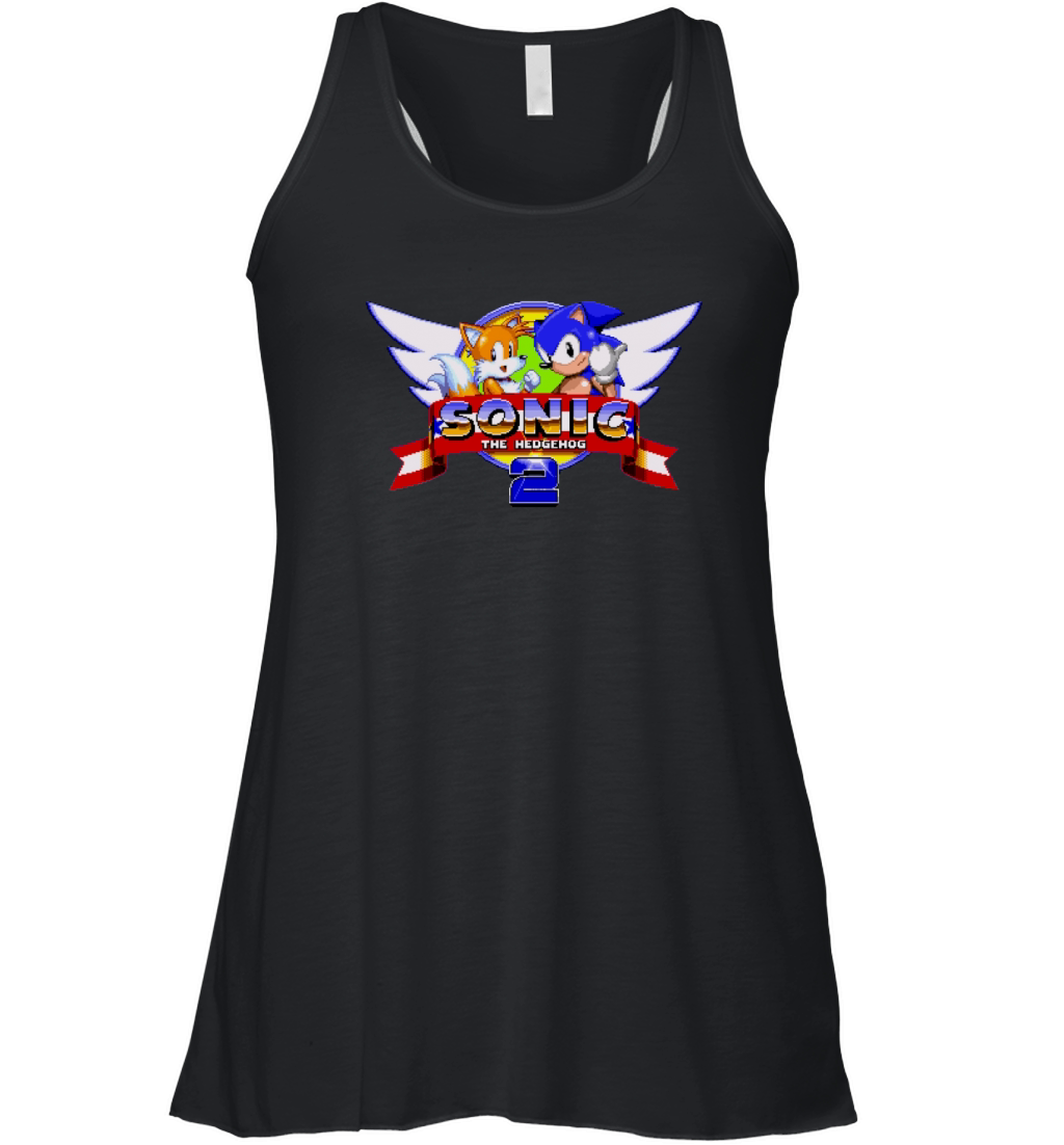 Sonic 2 Title Screen Women's Flowy Tank Top