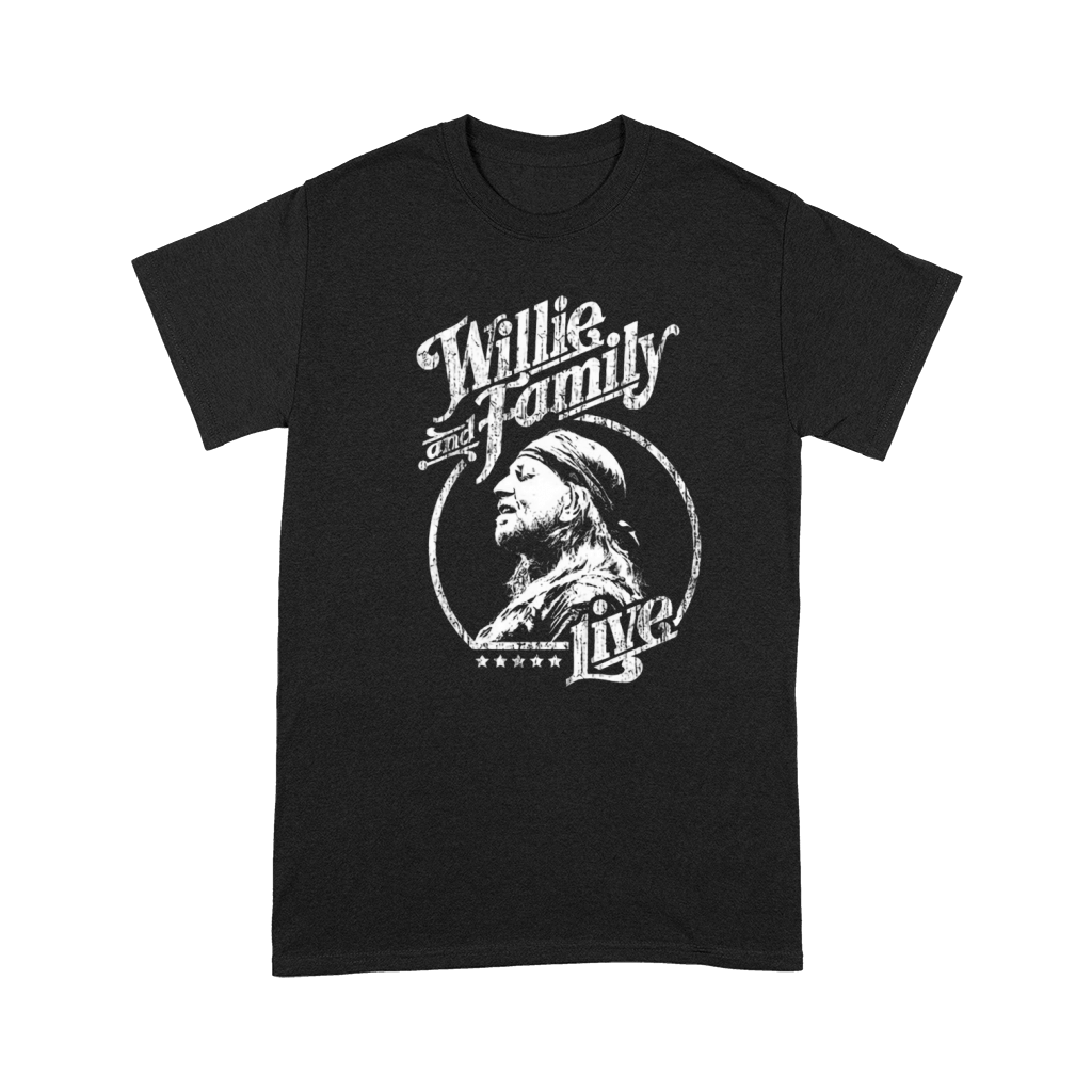 EXCLUSIVE WILLIE AND FAMILY LIVE VINTAGE HEATHER Premium T-shirt