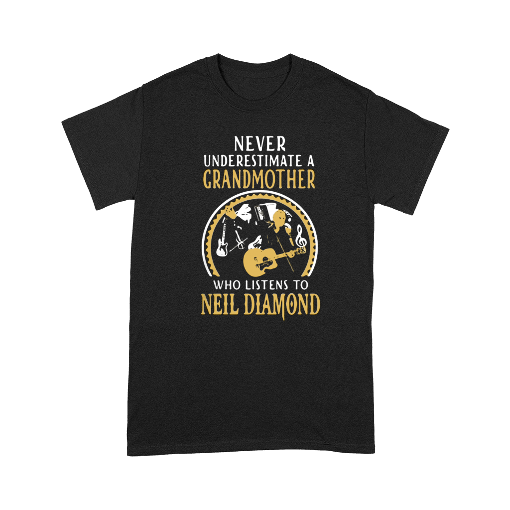 Never underestimate a grandmother who listens to Neil Diamond shirt Premium T-shirt